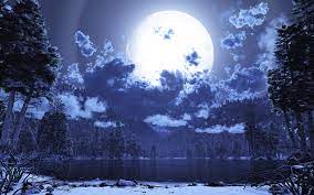 Full Moon Blessings Merry Meet And Good Morning Today Is Sunday December 3 2017 Sundays Are Ruled By The Sun The Moon Winter Moon Christmas Wallpaper