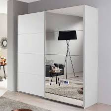 Armoire Coulissante Avec Miroir Blanc Brillant Armoire Coulissante Armoire Porte Coulissante Armoire Chambre