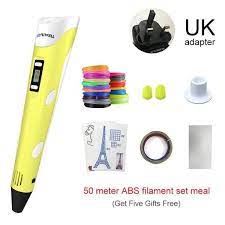 Myriwell 3d Pen 3d Printer Pen 3d Printing Drawing Pen With 50 Meters 10 Color Abs Filament Magic Maker Arts For Student Gift 3d Printer Pen 3d Printer 3d Pen