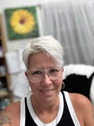 Hairstyle options for women over 50 with different hair types