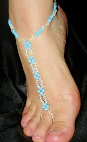 Pin By Nesrin Umut On Halhal Modelleri In 2020 Ankle Jewelry Beaded Foot Jewelry Foot Jewelry