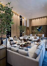 poly jasmine mansion sales center on behance hotel lobby design lounge design lobby design