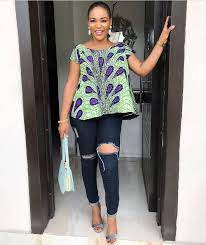 15 Latest Ankara Top Styles For Trendy Ladies - Afrocosmopolitan High Fashion Street Style African Print Tops African Fashion