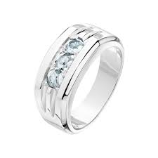 Economisez avec notre option de livraison gratuite. Bague Homme Argent Aigue Marine Ares Gemmyo