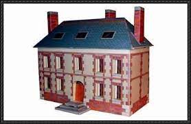 In our database, you can download autocad drawings of furniture, cars, people, architectural elements, symbols for free and use them in. A French Building Paper Model Papermodels Paper Models Paper Doll House Paper Crafts