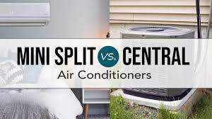 They're one of the easiest and cheapest types of air conditioners to install if your home doesn't have existing ductwork. Ductless Mini Splits Vs Central Air Conditioners