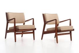 Risom For Risom Design Inc Pair Of Lounge Chairs For The Caribe Hilton Hotel In Puerto Rico A Subtle Scandinav Chair Restaurant Tables And Chairs Lounge Chair