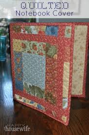 Quilted Notebook Cover The Happy Housewife Home Management Quilt Book Cover Book Quilt Book Cover Diy