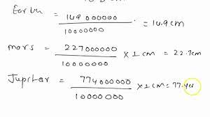 SOLVED: 'Learning Task 1: Complete the table by converting the measured  distance of planets into centimeters (cm) using the scale 1 cm =10 million  km. Write your answer on your answer sheets.