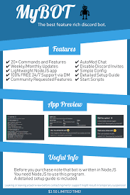 Sync your discord server's chat with your nukkit server using. Mybot Best Feature Rich Discord Bot Blackspigotmc