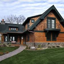 Cedar Siding Design Ideas Pictures Remodel And Decor Log Homes Exterior Lake Houses Exterior Brick Exterior House