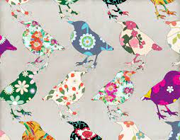 Hearts birds flowers floral nature seamless pattern. Birds Floral Pattern Wallpaper Free Stock Photo Public Domain Pictures
