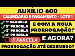Maybe you would like to learn more about one of these? Oficial Auxilio Emergencial Pagamento E Calendario 4 E 5 Parcela E Nova Prorrogacao Lote 1 Youtube 1 Prorrogacao Calendario