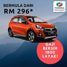 Jika ada bayaran deposit, ia jauh lebih murah pada setiap bulan. Perodua Pasir Pekan Kb2 Perodua Axia 2020 Bulanan Serendah Rm296 Min Gaji Rm1 800 Islamic Loan Zero Downpayment Zero Booking Trade In
