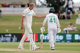 Kyle jamieson, second left, already stands tall in the company of new zealand test royalty. Jamieson Guilty Of Breaching The Icc Code Of Conduct