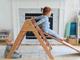 How To Build A Pikler Triangle Montessori In Real Life In 2021 Pikler Triangle Diy Toddler Diy Baby Stuff
