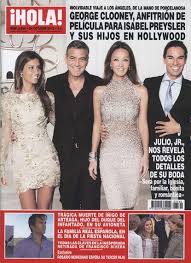 Джордж клуни, фелисити джонс, дэвид ойелоуо, тиффани бун, демиан бичир, кайл чандлер, caoilinn springall, софи рандл, итан пек. En Hola George Clooney Anfitrion De Pelicula Para Isabel Preysler Y Sus Hijos En Hollywood Isabel Preysler Preysler George Clooney