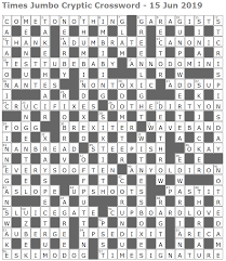 Find the latest crossword clues from new york times crosswords, la times crosswords and many more. Times Jumbo Cryptic Crossword 1387 Lucian Poll S Web Ramblings
