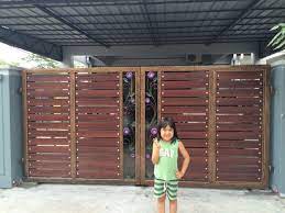 Utk pagar konkrit 'l shape' tu, panjangnya 60 kaki & tinggi binaan 6 kaki. Stories About Me And My Family Upah Mengecat Rumah Membuat Gate Dan Memasang Autogate Di Pasir Gudang
