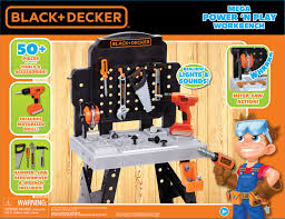 Black And Decker Toy Workbench Assembly Instructions Black Decker Power N Play Workbench Walmart Com Walmart Com