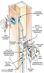 To wire this circuit in this manner, you will need to run a #14/3 between the two light boxes. Mz 7360 Exterior Garage Light Wiring Free Diagram