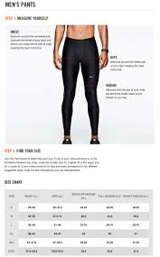 Nike Leggings Size Chart