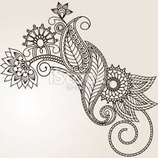 Hand Drawn Abstract Henna Mehndi Flowers And Paisley Mandala Tattoo Design Mandala Tattoo Tattoos