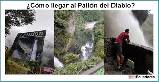 Visitors enjoy baños de agua santa for attractions such as the spas. Como Llegar Al Pailon Del Diablo Banos Ecuador