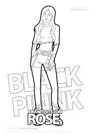 This listing is for all 40 easter coloring. Blackpink Coloring Pages Rose Blackpink Reborn 2020