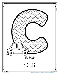 Free C Is For Car Trace And Color Printable Freeprintable Carpreschool Tracing Preschool Worksheets Preschool Worksheets Free Printables Preschool Tracing