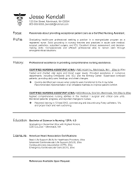 resume examples cna resume templates