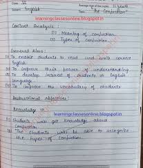 Free Download Pdf Of English Grammar Lesson Plan Format On Conjunction Topic For Grade In 2020 English Teacher Lesson Plans Grammar Lesson Plans Teaching Lessons Plans