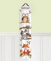 Toad And Lily Woodland Personalized Growth Chart Zulily