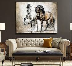 The best thing about this wall art decor is that you can. Ofvv Abstract Retro Vintage Brown Horse Wall Art Canvas Prints Art Home Decor For Home Decoration Wall Art Bedroom Artwork Poster 80 120cm Energy Class A Buy Online In Aruba At Aruba Desertcart Com