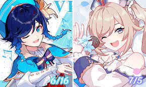 Departure Genshin Impact Character Birthday Art 2020 In 2021 Anime Characters Birthdays Character Art Art
