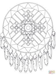 Native American Color Pages Mandala Coloring Books Dream Catcher Coloring Pages Mandala Coloring Pages