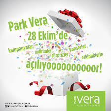 park vera avm 28 ekim sali gunu supriz indirimler ve eglenceli etkinlikler ile aciliyor park konserler