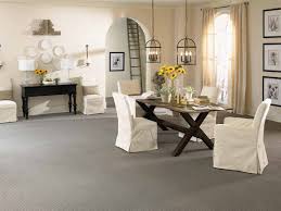 I understand why it's done. Carpeted Rustic Farmhouse Dining Room Flooring Designs Flooring America