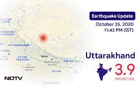 The epicentre of the earthquake was 380 km east. Earthquake In Uttarakhand Today With Magnitude 3 9 Earthquake In India