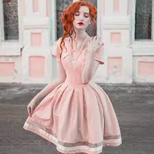 2 939 Gilla Markeringar 28 Kommentarer Lilith Alexandra Ardath Lilith Ardath Pa Instagram Pink World Pastel Red Hair Pink Dress Pink Outfits Dresses