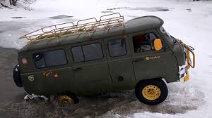 Buchanka received zmz 2.7 16v euro4 engine, well known from patriot model, improved brake systems, improved heater and steering system. Ice Climbing In The Soviet Uaz 452 Van Youtube