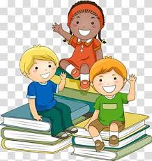 Three Characters Sitting On Book Pile Art Child Learning Teacher Three Children Transparent Backgr In 2020 School Illustration Teacher Cartoon Teachers Illustration