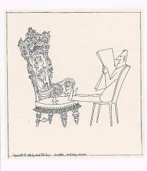 chair by saul steinberg saul steinberg childrens illustrations illustration