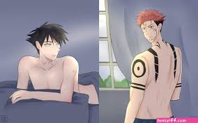 Sukuna and Megumi's forbidden love - yaoi manga!