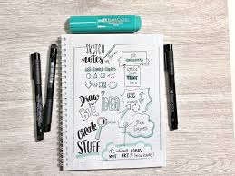 Sketchnotes And Bullet Journal Introduction Whitelines