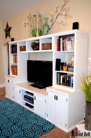 Pottery barn media wall units. Entertainment Center Pb Media Center Plan Her Tool Belt