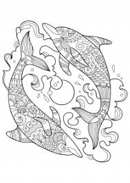 Make a fun coloring book out of family photos wi. Dolphins Free Printable Coloring Pages For Kids