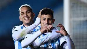 First half ends, racing club 1, rentistas 0. Usqt9o5youlaom