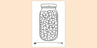 Design with pastel colored cinnamon macaron vector. Free Sweets Candy Jar Colouring Sheet Colouring Sheets