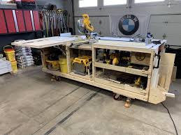Pdf Mobile Project Center Workbench Plans Dewalt Kreg Miter Saw Stand Table Saw Outfeed Router Table Planer Stand Dust Collect Workbench Plans Workbench Plans Diy Mobile Project
